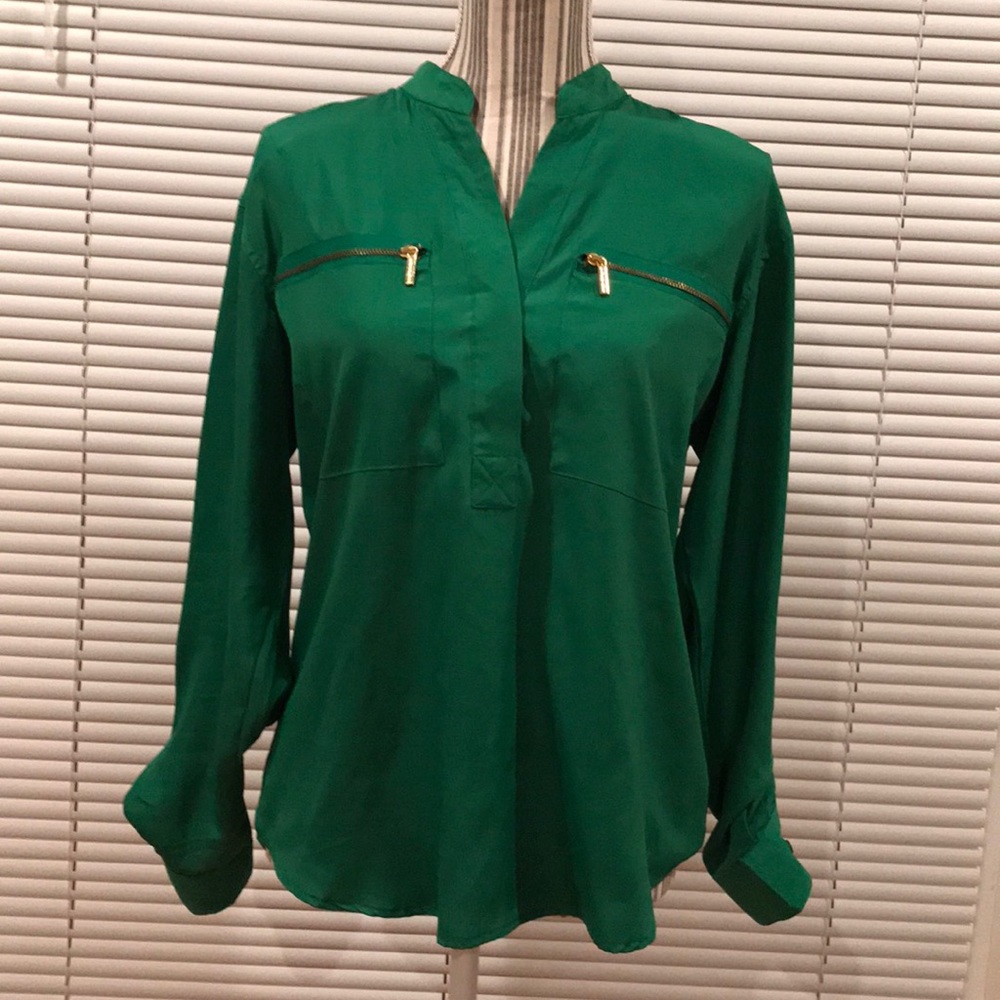 Green Michael Kors Blouse